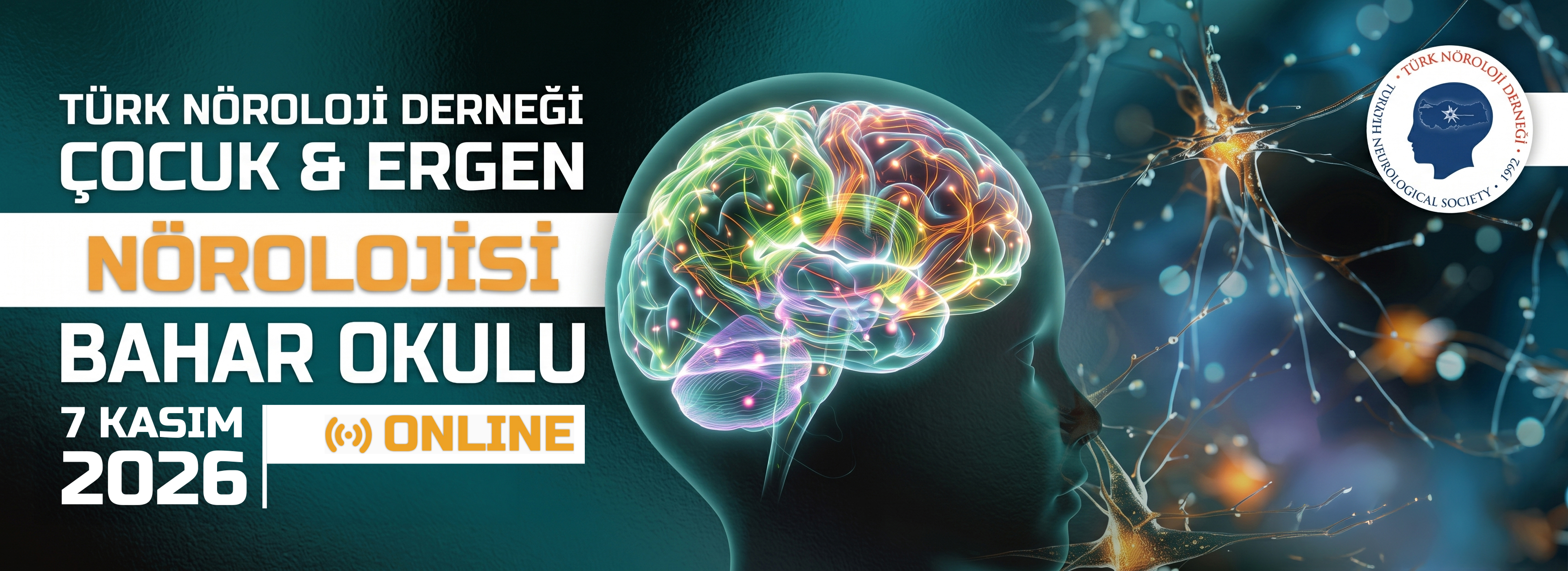 TND Çocuk ve Ergen Nörolojisi Sonbahar Okulu Banner